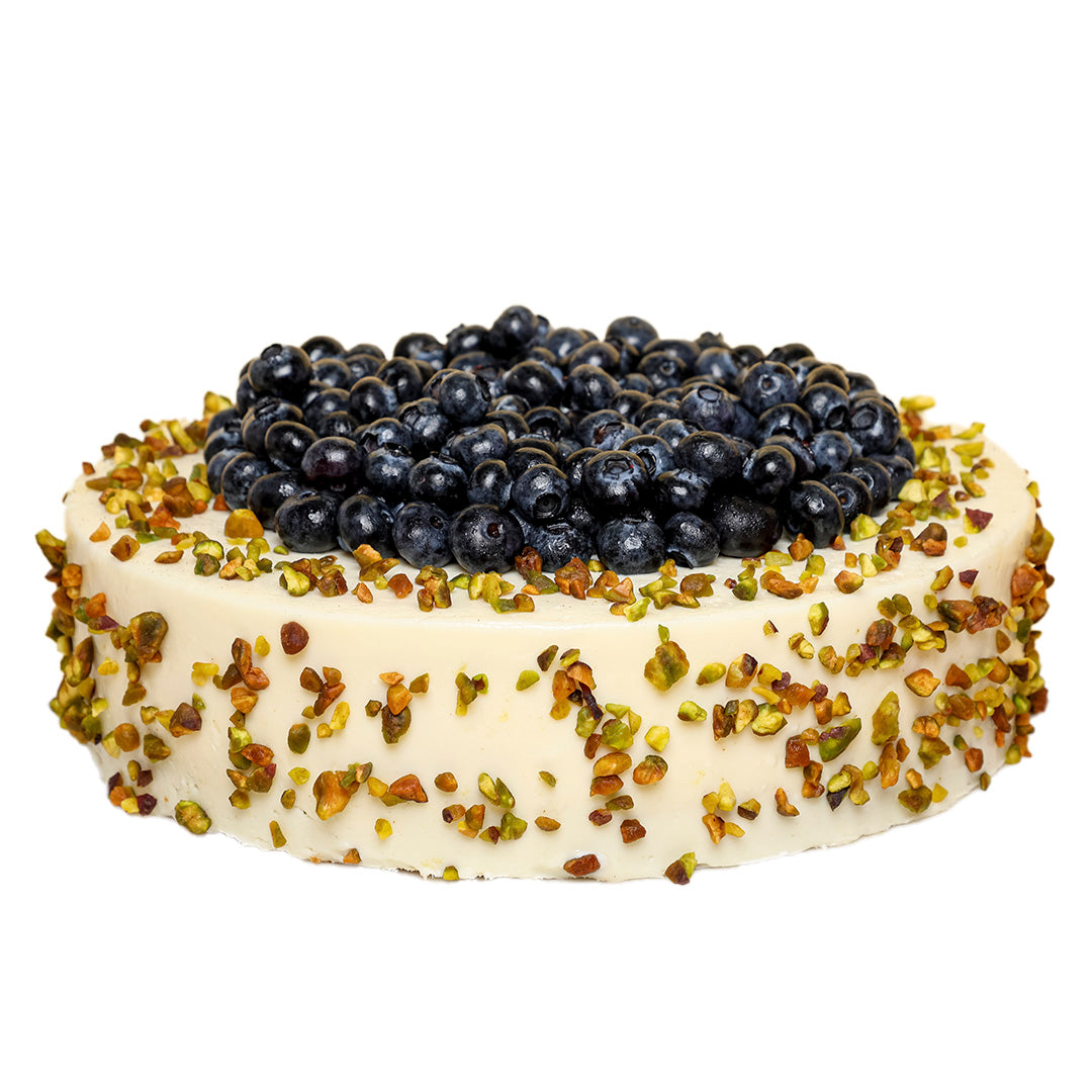 
                  
                    Cheesecake de Blueberry con Pistaches
                  
                