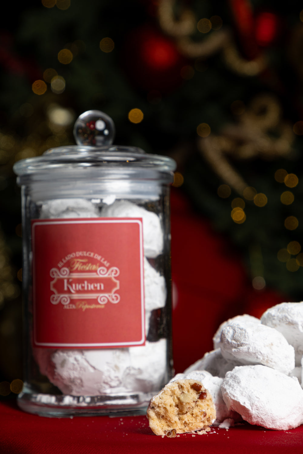 Frasco de Besos de Nuez Grande (20 piezas)