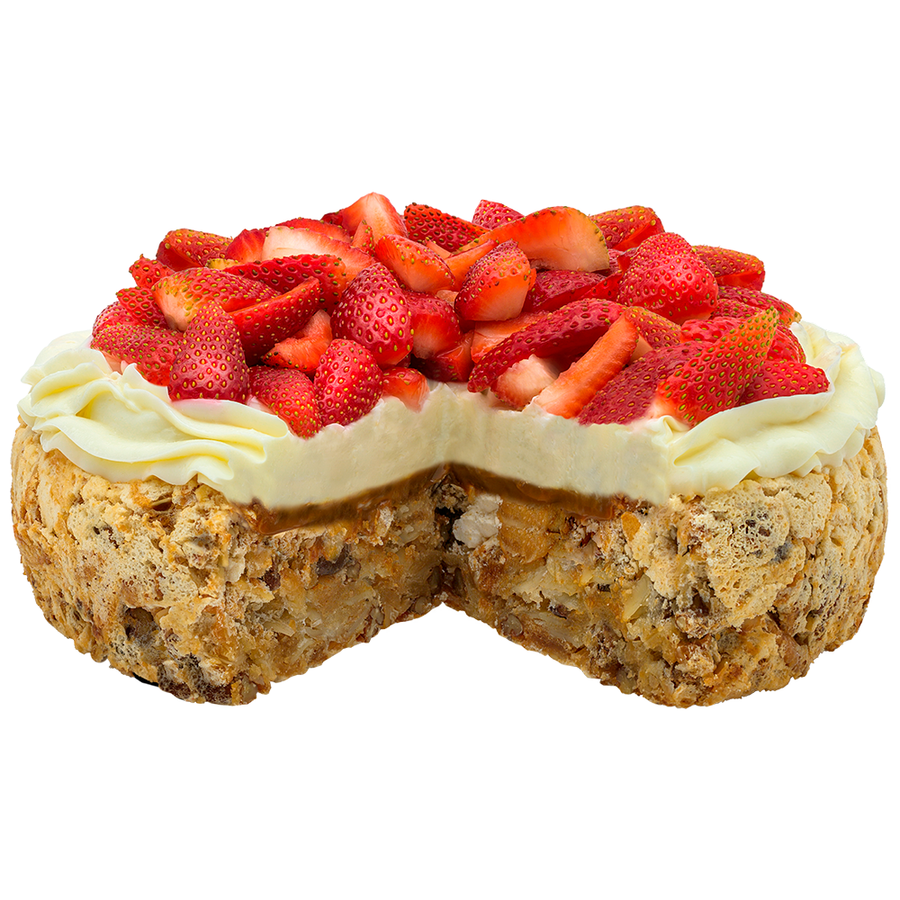 Mostachón de fresa – Kuchen Alta Repostería MX