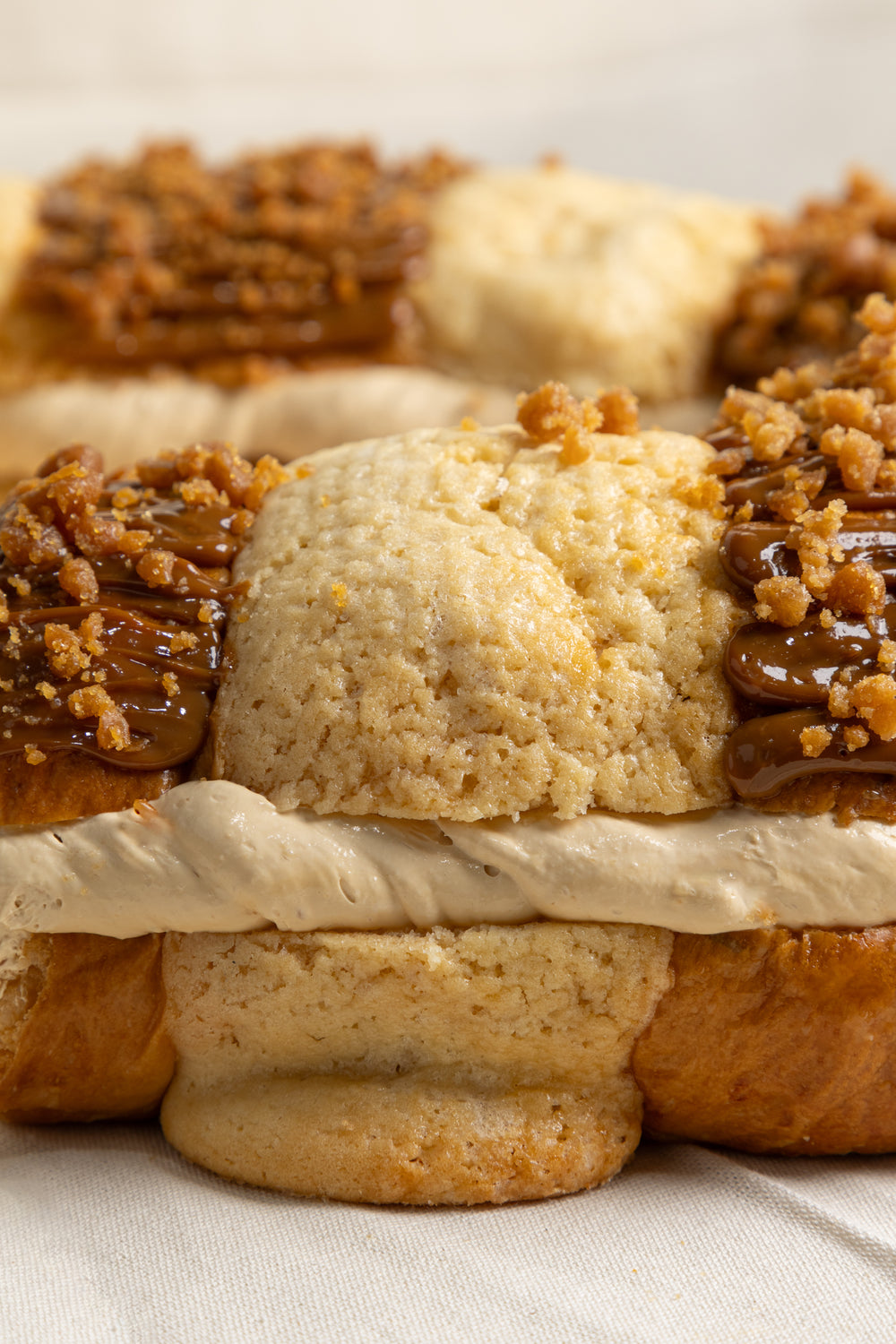 Rosca Dulce de leche con toffee