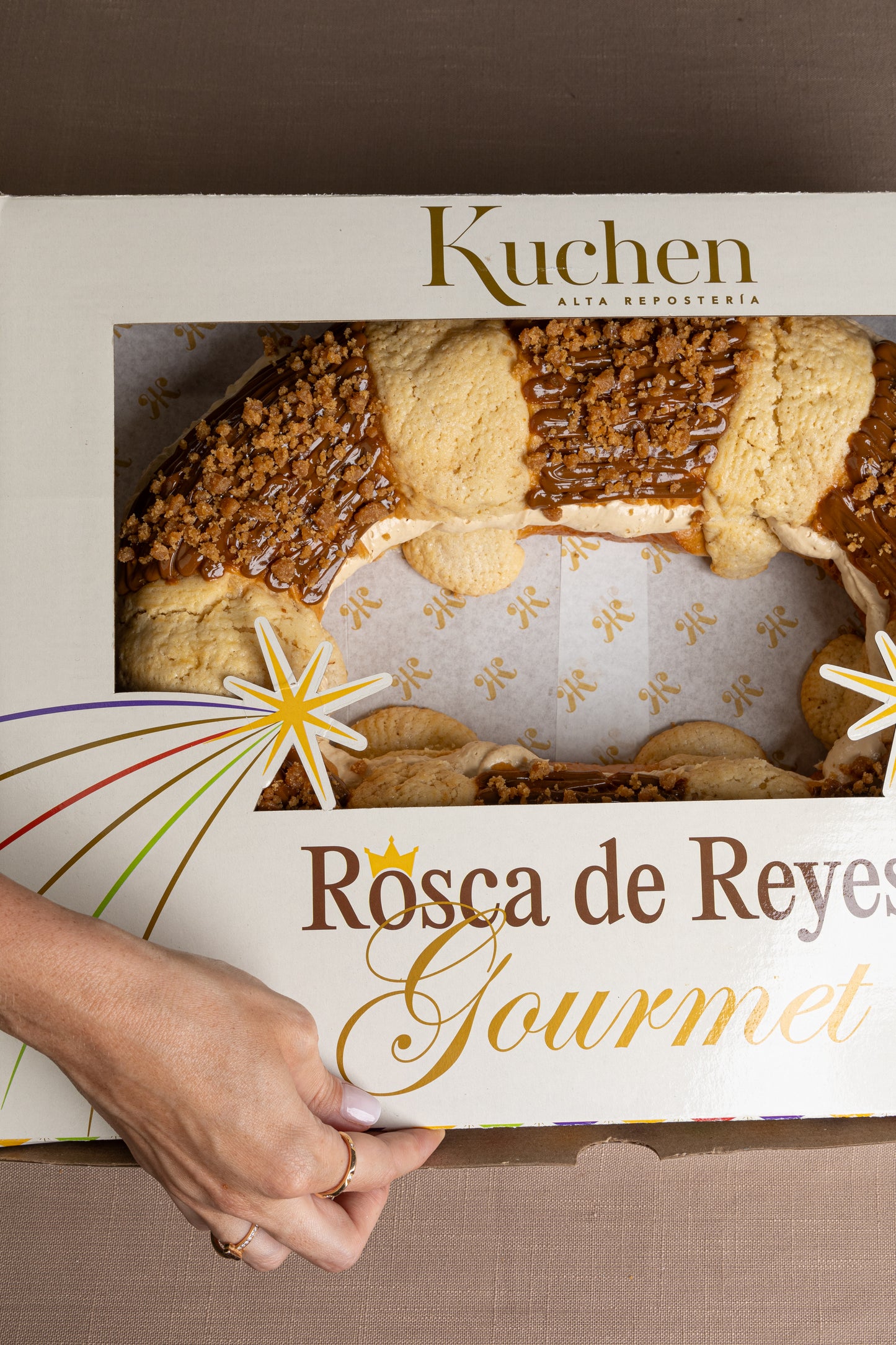 
                  
                    Rosca Dulce de leche con toffee
                  
                