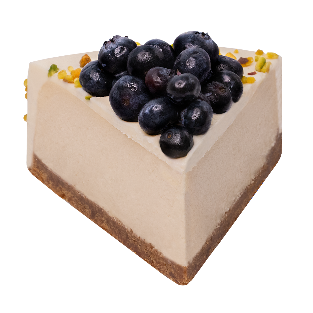 
                  
                    Cheesecake de blueberry con pistache
                  
                
